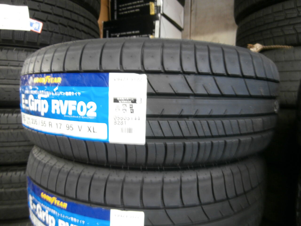 送料無料 グッドイヤー 夏タイヤ 45R19 96W GOODYEAR 低燃費タイヤ 4本 XL RVF02 EfficientGrip 225