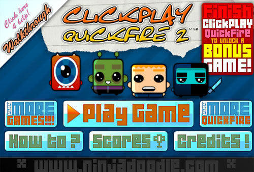 再生ボタンを探せ！パズルゲーム「ClickPLAY Quickfire 2」：ザイーガ