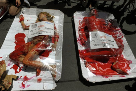 PETA-meat-protest3