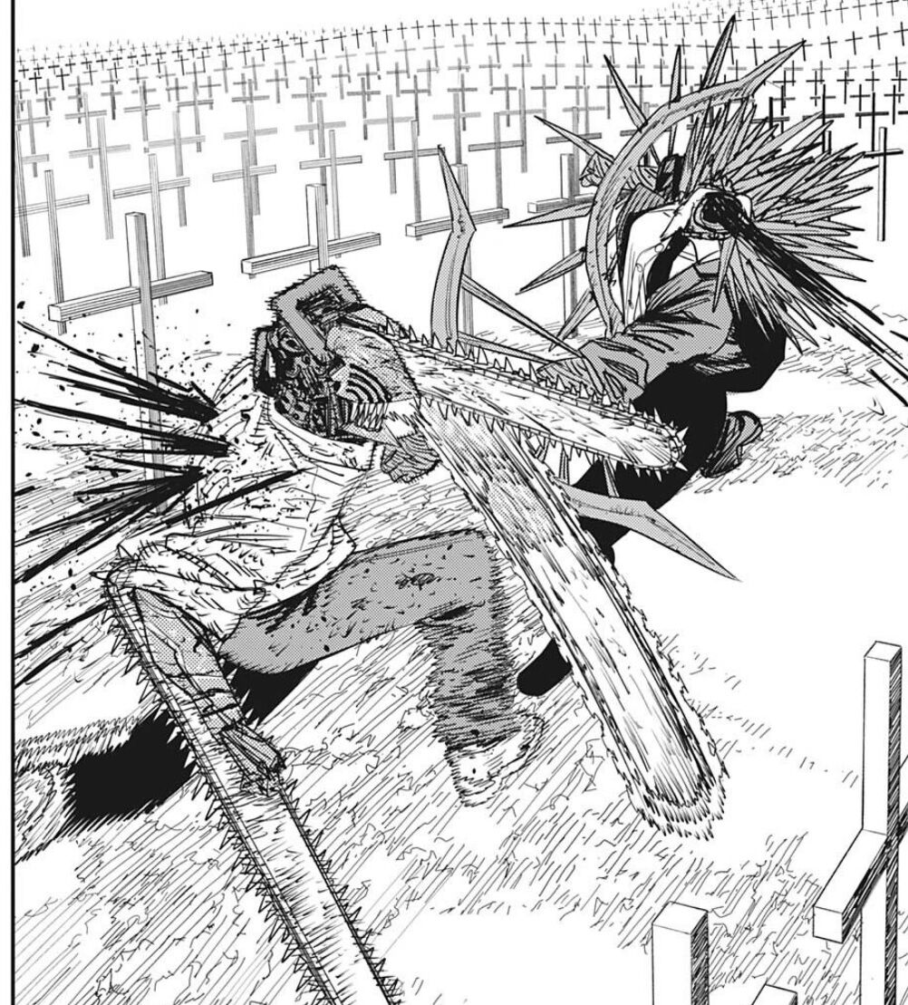 【チェンソーマン 94話感想】デンジ、めちゃくちゃ強くなる!!これこそがビームが期待した戦い方だろうなw ネット「デンジの勝利条件もマキマさん