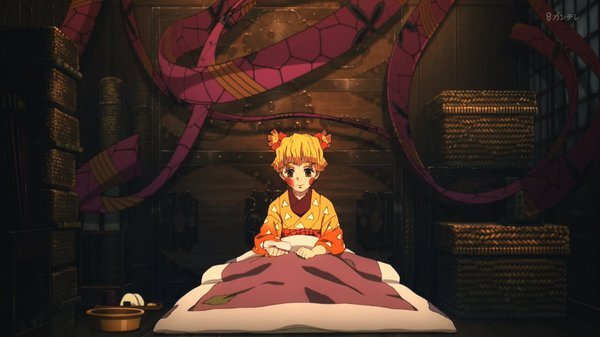 鬼滅の刃 遊郭編 3話感想 善逸の最後のシーン 完全にホラー 堕姫のドス効いた声ほんと怖いな