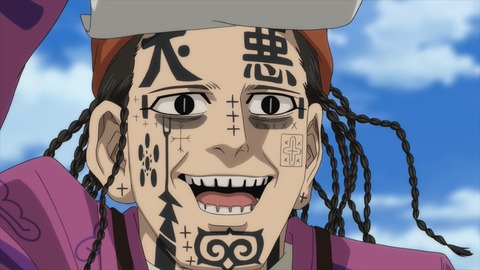 「ゴールデンカムイ」のアニメ見てるけど、終盤なのに残ってた刺青囚人弱すぎない？？？