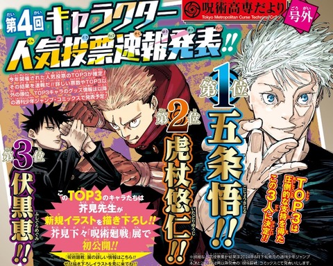 第4回人気投票