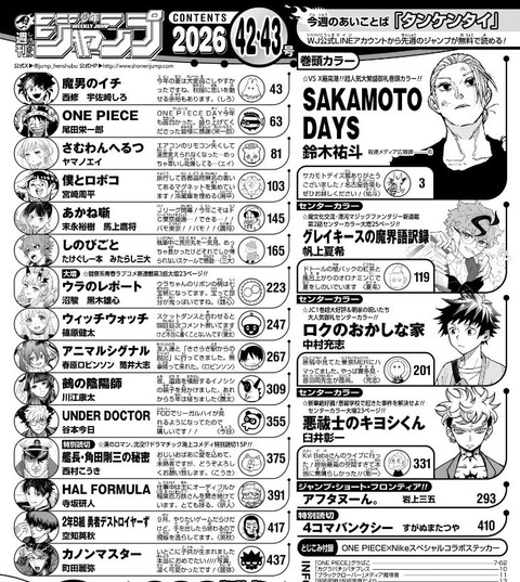 【悲報】少年ジャンプ新連載「カノンマスター」、ついに掲載順がドベになってしまう・・・