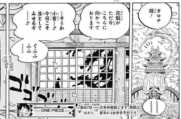 ワンピース 927話感想 ワノ国一の美女 花魁 小紫 の正体は 最強ジャンプ放送局