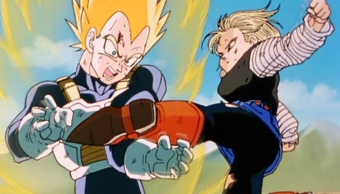 【ドラゴンボール】超サイヤ人のベジータが女の18号に負けるのがショック過ぎるんだが・・・