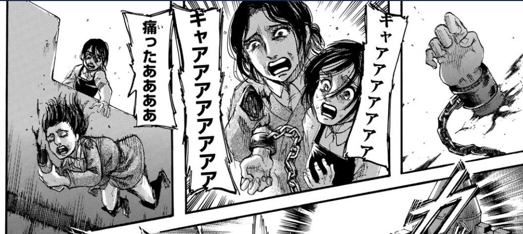 今月の 進撃の巨人 117話 巨人同士のバトルが熱すぎる 最強ジャンプ放送局 今月の 進撃の巨人 117話 巨人同士のバトルが熱すぎる 最強ジャンプ放送局