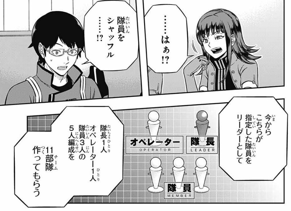 ワールドトリガー 3話感想 遠征選抜試験の詳細が明らかに 新たな部隊編成が楽しみすぎるwww 最強ジャンプ放送局 ワールドトリガー 3話感想 遠征選抜試験の詳細が明らかに 新たな部隊編成が楽しみすぎるwww 最強ジャンプ放送局