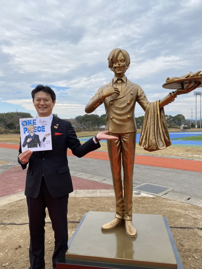 ワンピース 尾田栄一郎さん 被災地 熊本にサンジ像 ウソップ像を設置完了 画像 画族 ワンピース 尾田栄一郎さん 被災地 熊本にサンジ像 ウソップ像を設置完了 画像 画族