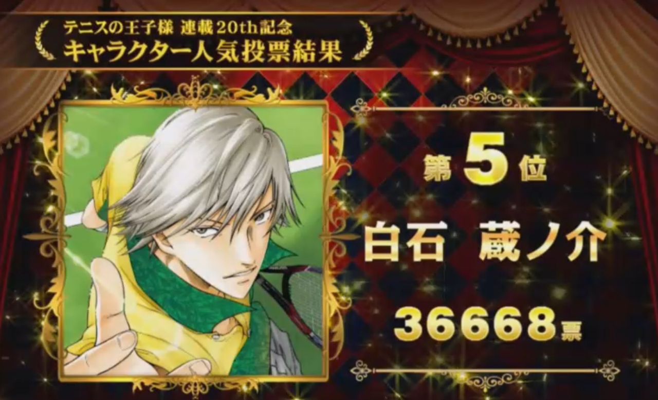 新テニスの王子様 の周年記念人気投票 まさかの結果に 第1位は 画像 最強ジャンプ放送局 新テニスの王子様 の周年記念人気投票 まさかの結果に 第1位は 画像 最強ジャンプ放送局