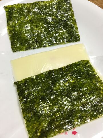 スライスチーズと韓国海苔のミルフィーユ おつまみになりそう 料理したことないolが料理できるようになるまでの軌跡