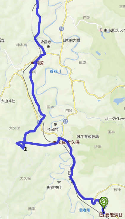 養老渓谷ルート1