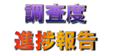 調査度進捗報告