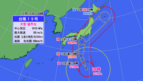 台風19号