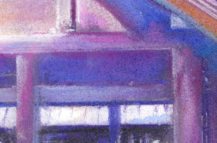 色彩の力を押し出したパステル画 風景画上達のための応用編 : パステル