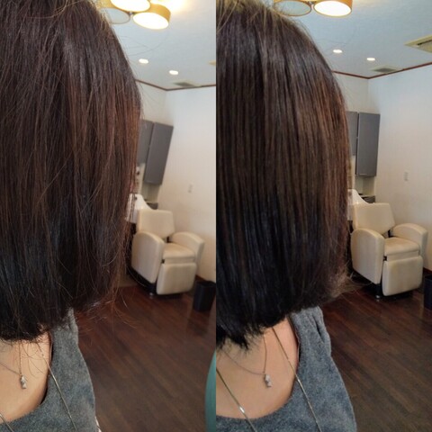 グロススプレーのススメ Hair Room Pastelの縮毛矯正の現場日記
