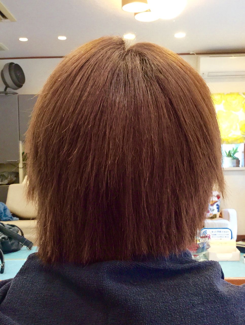 ハイトーンカラーと同時の縮毛矯正 Hair Room Pastelの縮毛矯正の現場日記