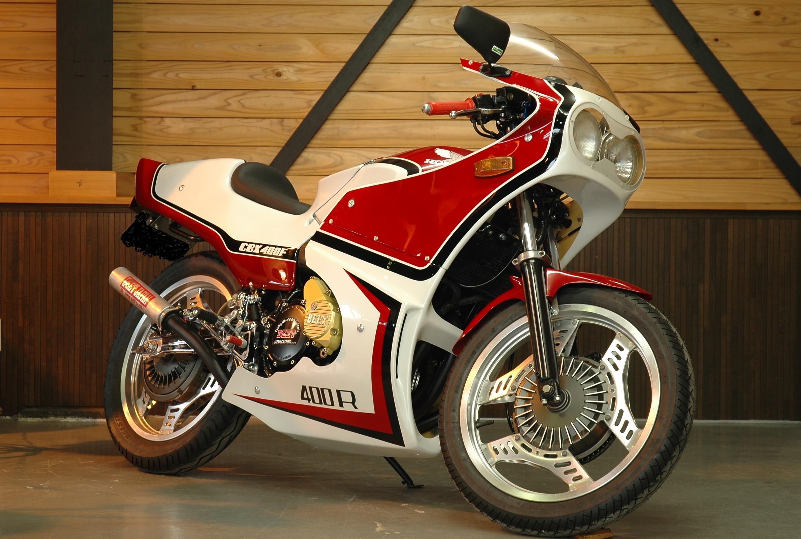 希少当時物ＣＢＸ400F Yahoo!オークション - 超希少 CBX400F 1型赤ソリッドカラー 初期