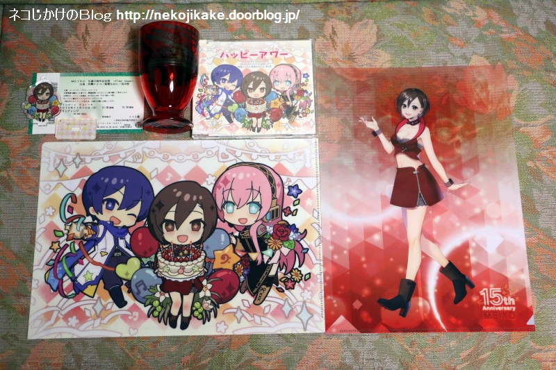 2019111107MEIKO生誕15周年記念祭〜Fleur rouge〜で手に入れたもの。