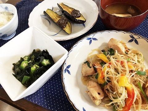 夕食