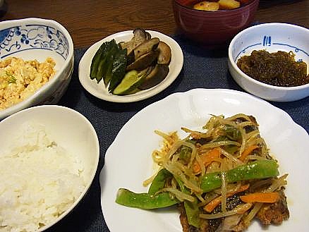 夕食