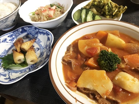 夕食