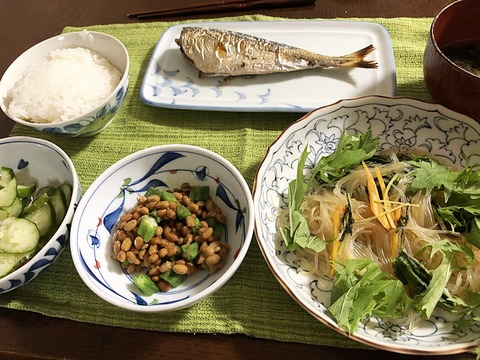 夕食