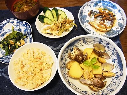 夕食