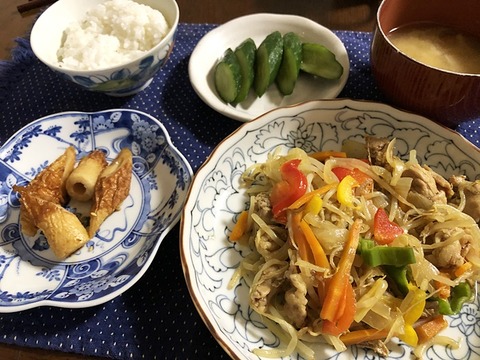 夕食
