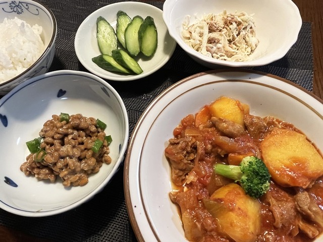 夕食
