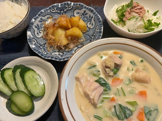 夕食