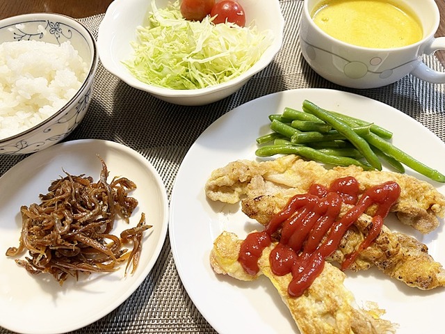 夕食
