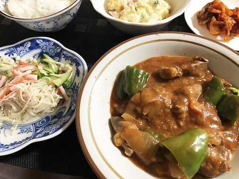 夕食