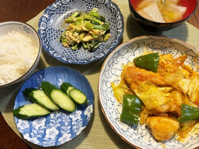 夕食