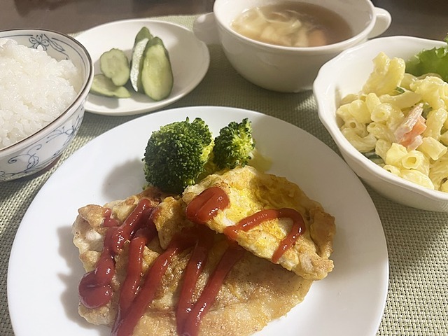 夕食