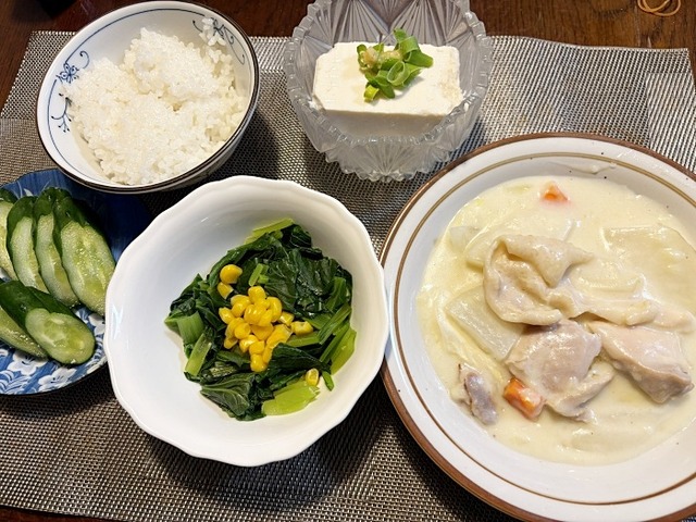 夕食