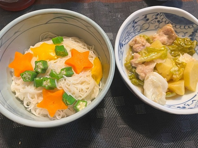 夕食