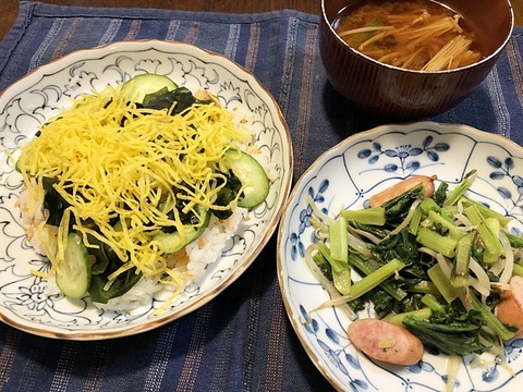 夕食