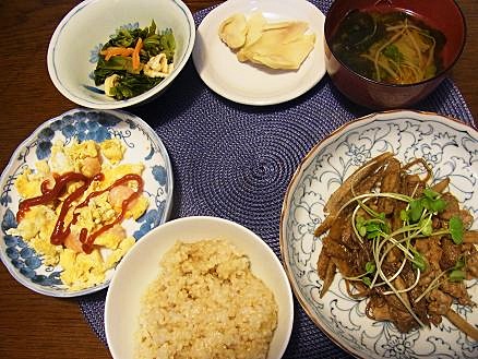 夕食