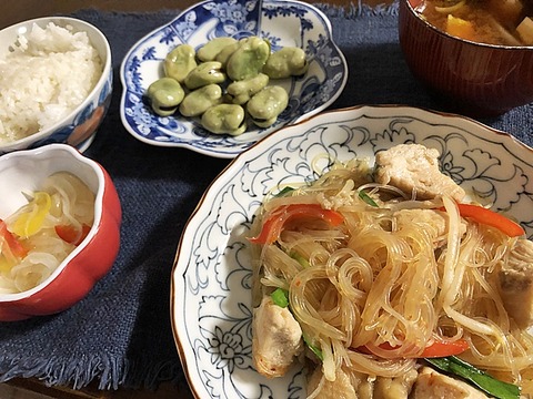 夕食