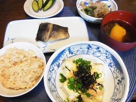 夕食