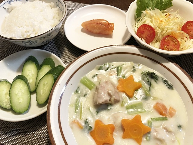 夕食