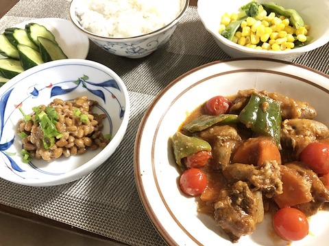 夕食