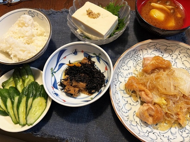 夕食