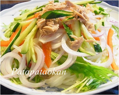 pageサラダそうめん