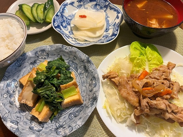 夕食