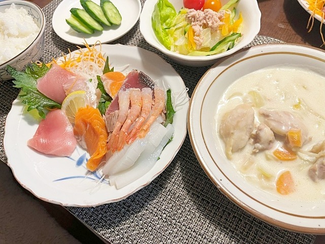 夕食