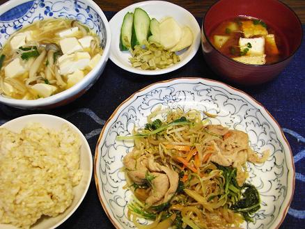 夕食