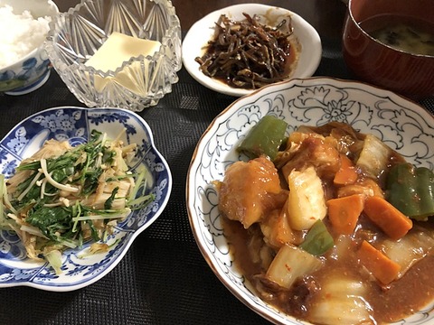 夕食