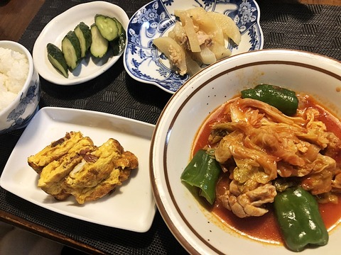夕食